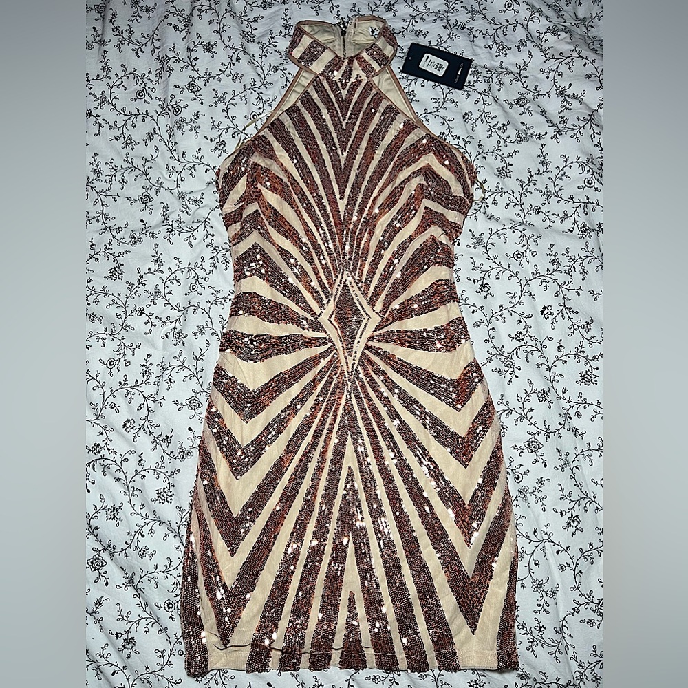 Sequin mini dress